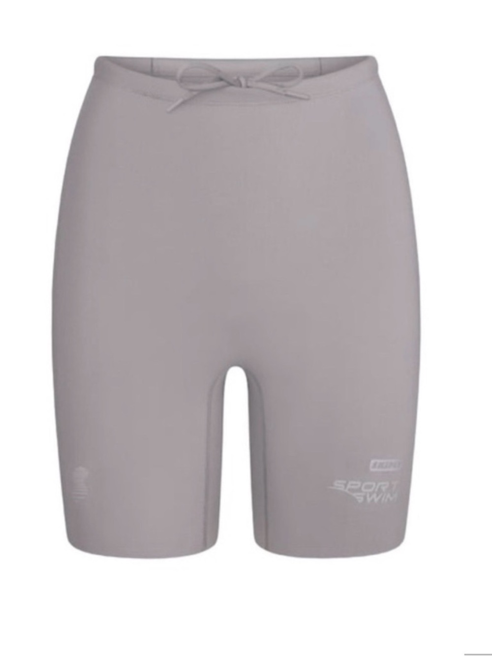 SKIMS Sculpting Sport Swim Shorts — Chrome Large